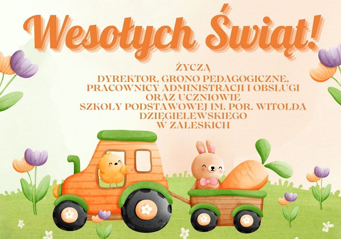 Grafika 1: Wesołych Świąt Wielkanocnych!