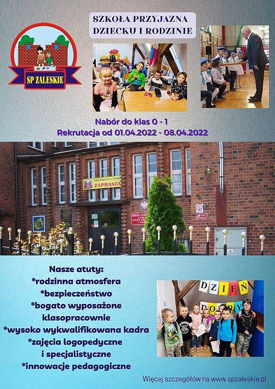 Grafika 1: Rekrutacja do oddziału przedszkolnego i klasy pierwszej