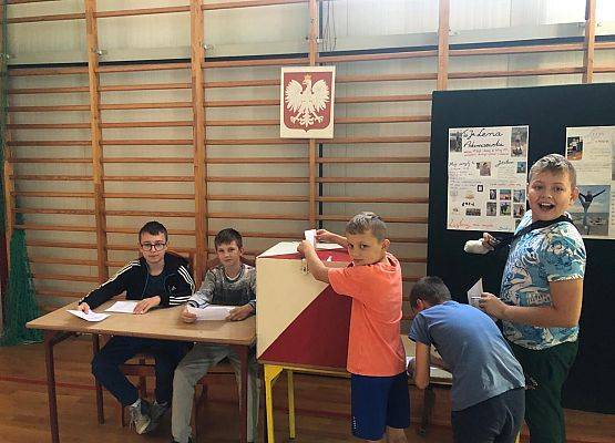 Grafika 12: Wybory do prezydium Rady Samorządu Uczniowskiego - fotoreportaż