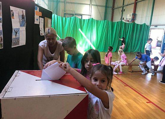 Grafika 9: Wybory do prezydium Rady Samorządu Uczniowskiego - fotoreportaż