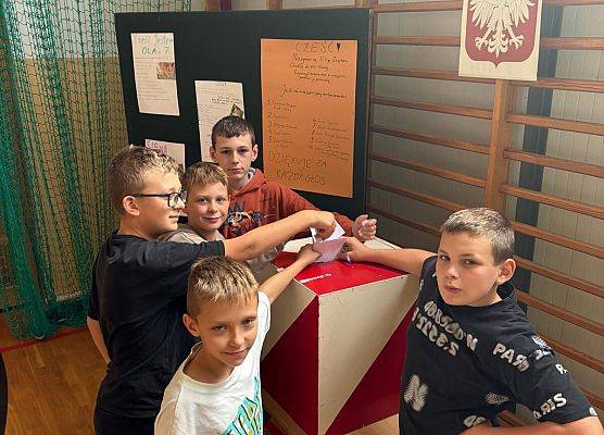 Grafika 6: Wybory do prezydium Rady Samorządu Uczniowskiego - fotoreportaż