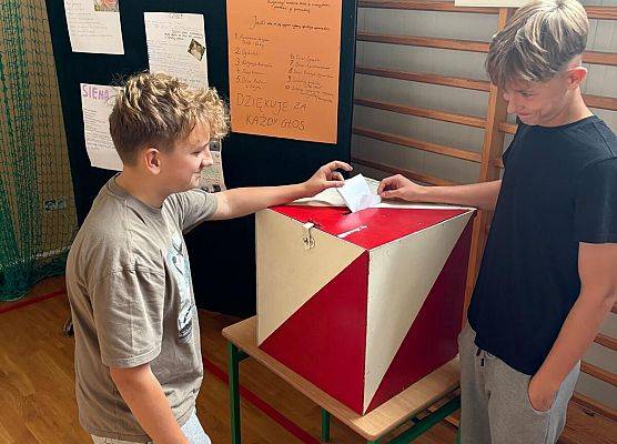 Grafika 13: Wybory do prezydium Rady Samorządu Uczniowskiego - fotoreportaż