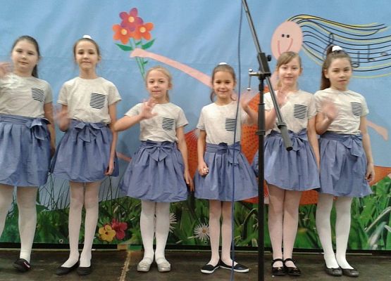 Grafika 4: Pasmo sukcesów śpiewających dziewcząt ze Szkoły Podstawowej w Zaleskich