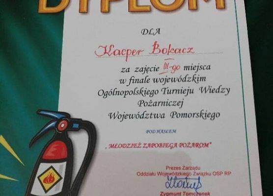 Grafika 6: Turniej Wiedzy Pożarniczej