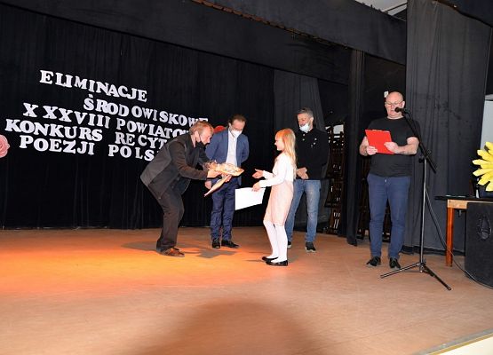 Grafika 7: Eliminacje środowiskowe  XXXVIII Powiatowego Konkursu Recytatorskiego Poezji Polskiej