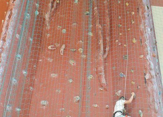 Grafika 3: Na ścianie wspinaczkowej