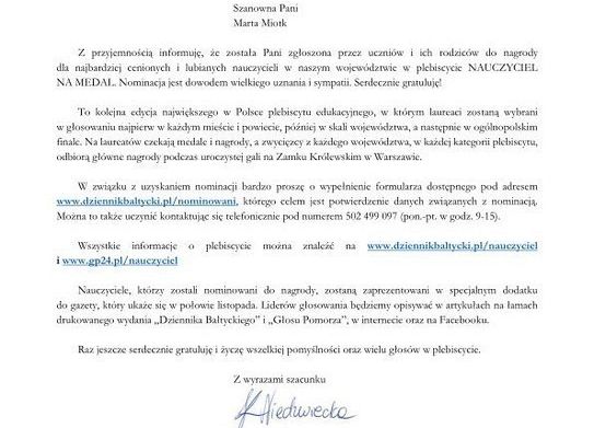 Grafika 3: Nauczyciel na medal