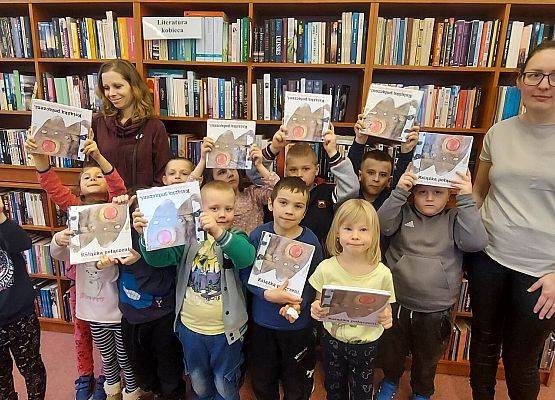 Grafika 1: Maluchy w Bibliotece Publicznej w Duninowie
