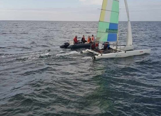 Grafika 9: Zajęcia żeglarskie na Morzu Bałtyckim