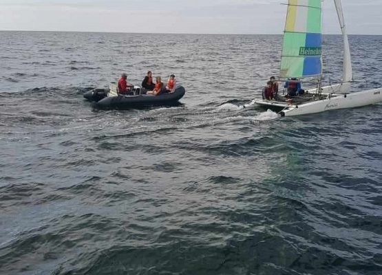 Grafika 8: Zajęcia żeglarskie na Morzu Bałtyckim