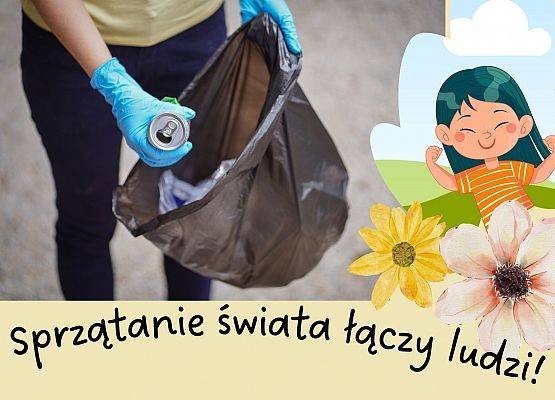 Grafika 1: Sprzątanie świata łączy ludzi!