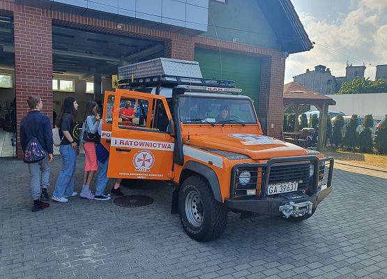 Grafika 4: Wycieczka studyjna do placówki Morskiej Służby Poszukiwania i Ratownictwa SAR w Ustce