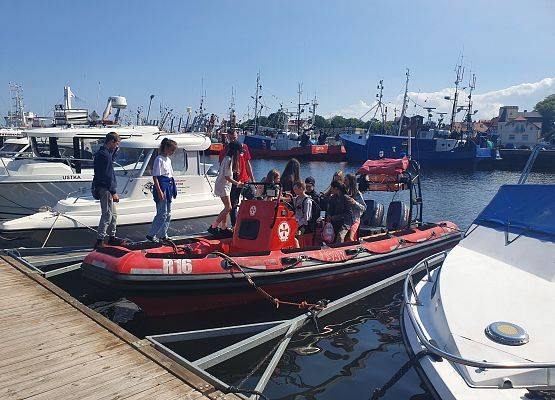 Grafika 3: Wycieczka studyjna do placówki Morskiej Służby Poszukiwania i Ratownictwa SAR w Ustce