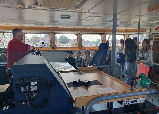 Grafika 10: Wycieczka studyjna do placówki Morskiej Służby Poszukiwania i Ratownictwa SAR w Ustce