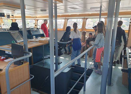 Grafika 11: Wycieczka studyjna do placówki Morskiej Służby Poszukiwania i Ratownictwa SAR w Ustce