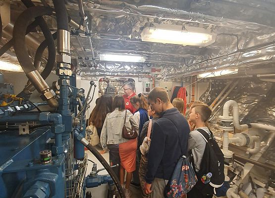 Grafika 13: Wycieczka studyjna do placówki Morskiej Służby Poszukiwania i Ratownictwa SAR w Ustce