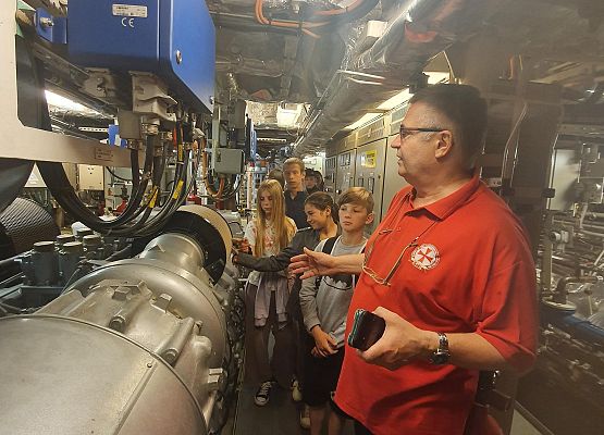 Grafika 14: Wycieczka studyjna do placówki Morskiej Służby Poszukiwania i Ratownictwa SAR w Ustce