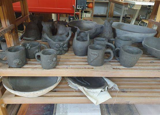 Grafika 4: Warsztaty ceramiczne w pracowni Rękodzielni Słupskiego Ośrodka Kultury