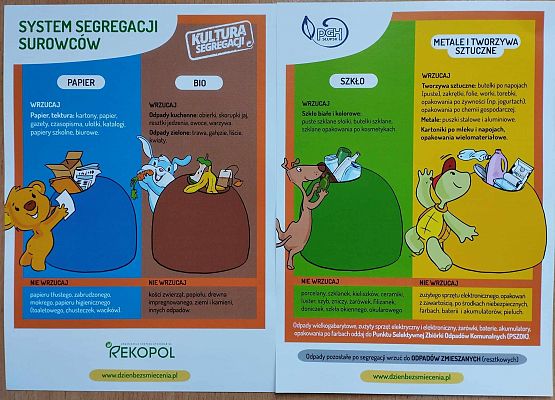 Grafika 8: ,,Jestem eko! – wiem jak segregować odpady”