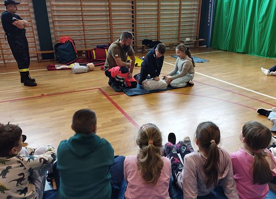 Grafika 3: OSP Możdżanowo w naszej szkole