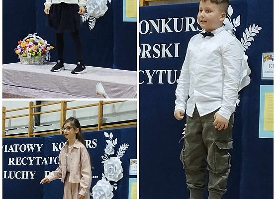 Grafika 21: V Powiatowy Konkurs Recytatorski i Plastyczny