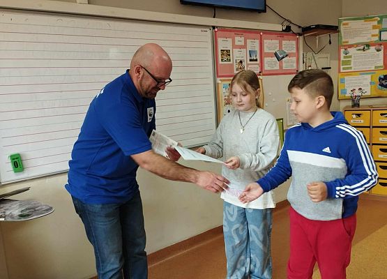 Grafika 12: Spotkanie z wolontariuszem ,,Błękitnego Patrolu WWF"