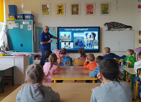 Grafika 2: Spotkanie z wolontariuszem ,,Błękitnego Patrolu WWF"