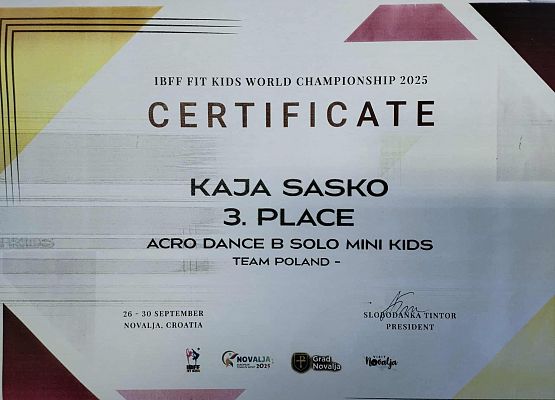 Grafika 4: Sukcesy Kai Sasko