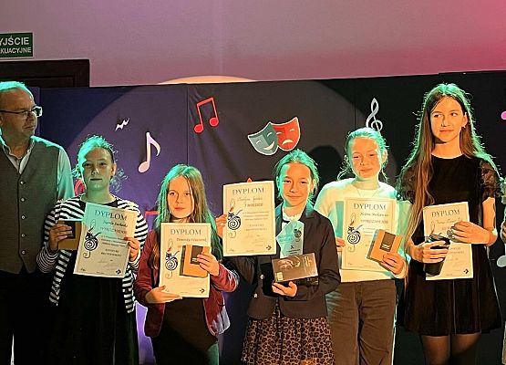 Grafika 11: Sukces uczniów naszej szkoły w X Przeglądzie Twórczości Dziecięcej i Młodzieżowej „Błękitna Apaszka”