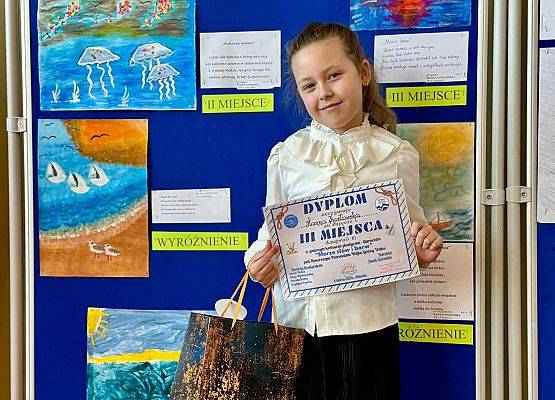 Grafika 4: Sukces Hanny Kozłowskiej w gminnym konkursie