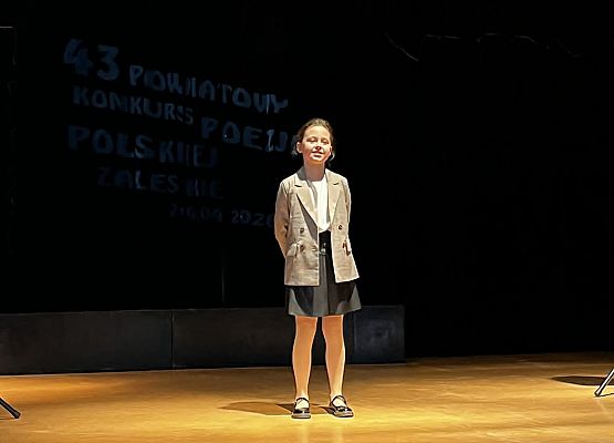 Grafika 7: Sukces naszych uczniów w eliminacjach środowiskowych 43. Powiatowego Konkursu Poezji Polskiej