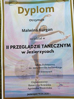 Grafika 10: Uczennice naszej szkoły na II Przeglądzie Tanecznym w Jezierzycach